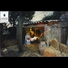 UN PRESEPE NEL GIARDINO DI FRONTE ALLA CHIESA MADRE - NATALE 1988 - Foto di Vincenzo Livatino.jpg